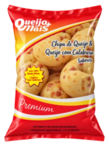 Embalagem Chipa de Queijo e CALABRESA